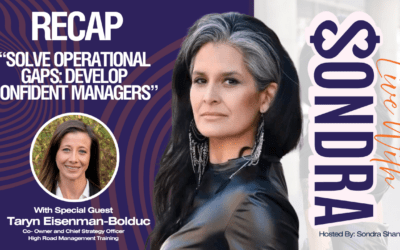 Solve Operational Gaps: Develop Confident Managers