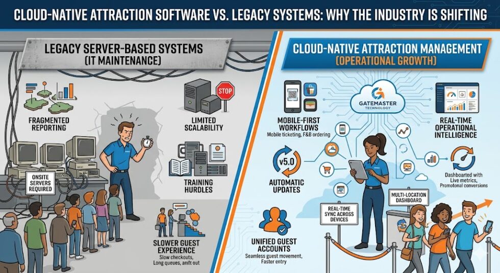 System Tips Cloud-Native Attraction Software Vs. Legacy Systems: Why The Industry ...